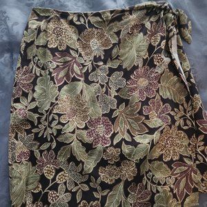 Silk Wrap Skirt